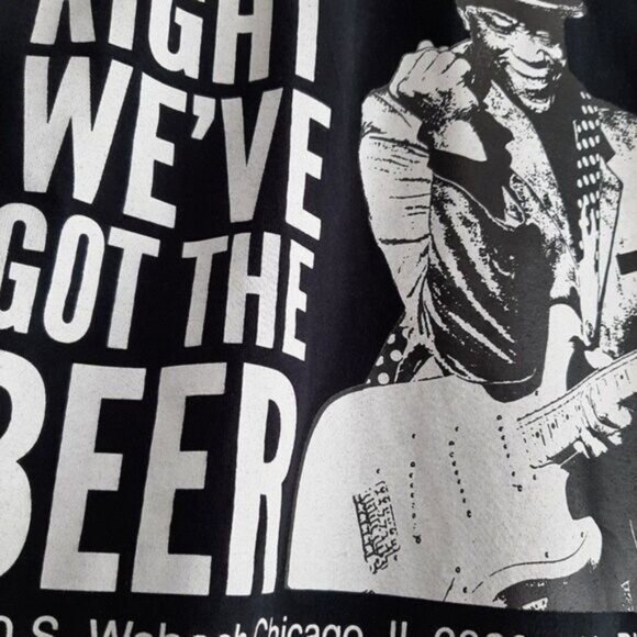 BUDDY BREW Buddy Guy Beer T-shirt Men's Sz L Flawed - Picture 10 of 12